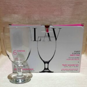 Set 6 pahare 590ml, Suc/Apă, LV-EMP571F