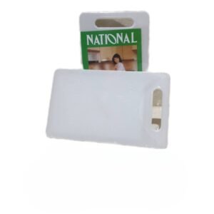 Placă de tăiat 38×20 cm plastic alb, 02-106