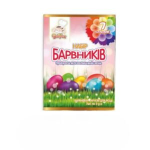 Vopsea pt ouă 7 culori 7*3gr, Dobrik