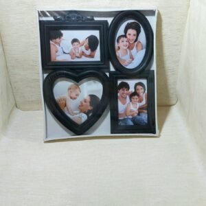 Colaj 4 foto "Family" negru 32×36 cm 44-198.3