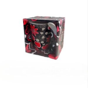 Ceaşcă ceramică+linguriţă,LOVE 10cm, C02, 41-389.1