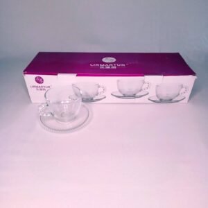 Set pt ceai, sticlă, 210 ml Lirmartur, ZDCF-1220D