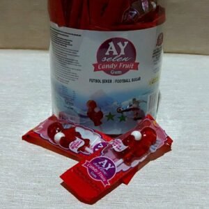 Bomboane "Ay Selen" Candy Fruit+Gum, Football, 50buc *20gr