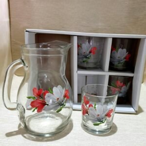 Set Suc Ulcior+4 pahare, 1000ml/250ml, Magnolia, 41-148.3b