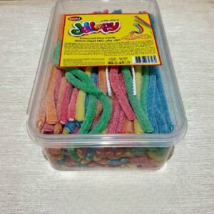 Jeleuri-spaghete Jellopy Sour Candy, 1500gr (Trubociki)