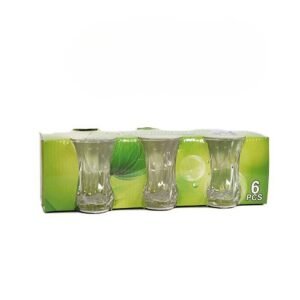 Set 6 pahare 100ml, reliefat, C252, VS4333