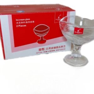 Set 2 cupe înghețată "Blinkmax" sticlă 150ml KTY6216