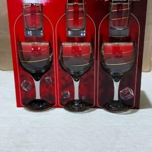 Set Cadou 6+6 pahare Vin/Riumka, Золотая Спираль, art.12081-г32, 41-941Z
