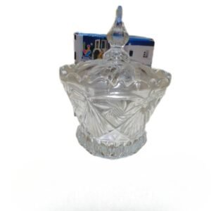 Bombonieră sticlă cu capac 600 ml TG+005