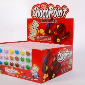 Drajeuri de cacao " Choco Point", blister, 24buc*20gr