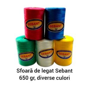 Sfoară de legat Sebant 650 gr, diverse culori
