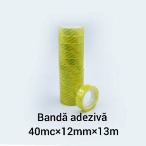 Bandă adezivă 40mcx12mmx13m