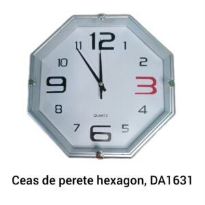 Ceas de perete hexagon, DA1631