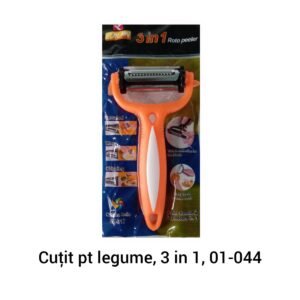 Cuţit pt legume, 3 in 1, 01-044
