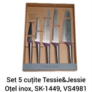 Set 5 cuțite Tessie&Jessie Otel inox, SK-1449, VS4981