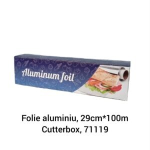 Folie aluminiu, 29cm*100m Cutterbox, 71119