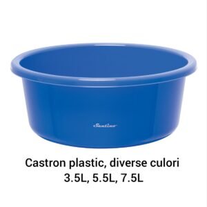 Castron plastic, diverse culori 3.5L, 5.5L, 7.5L