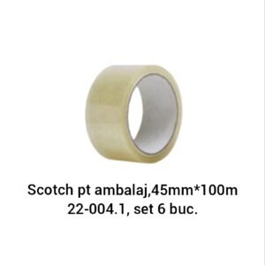 Scotch pt ambalaj,45mm*100m 22-004.1, set 6 buc