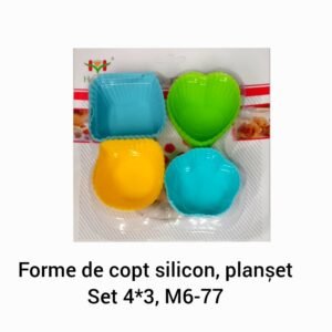 Forme de copt silicon, planşet Set 4*3, M6-77