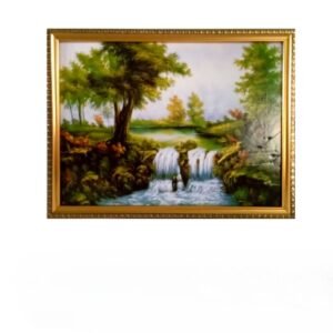 Tablou "Peisaj" ramă gold 34*24 cm, R17,45-085