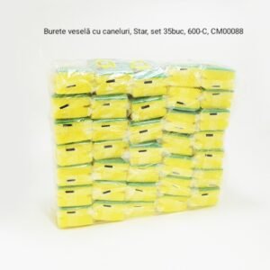 Burete veselă cu caneluri, Star, set 35buc, 600-C, CM00088