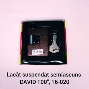 Lacăt suspendat semiascuns DAVID 100", 16-020