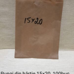 Pungi din hârtie 15×20, 100buc