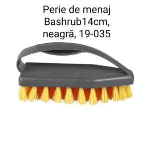 Perie de menaj Bashrub 14cm, neagră, 19-035