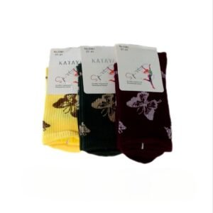 Ciorapi femei Kataya,mix color M.37-41, Set 10pcs, 2381