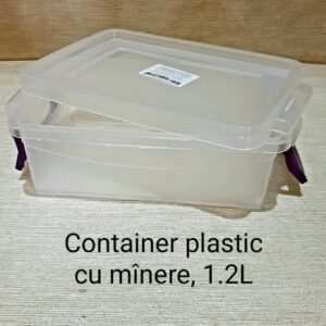 Container plastic cu mînere, 1.2L
