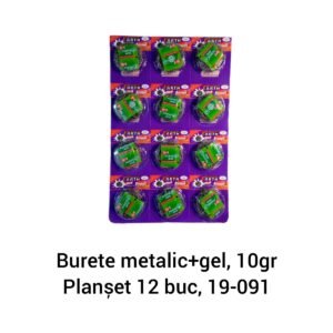 Burete metalic+gel, 10gr Planşet 12 buc, 19-091
