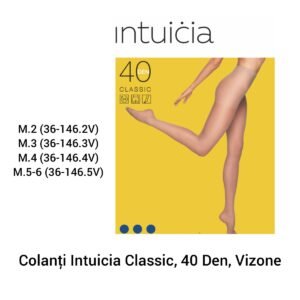 Colanți Intuicia Classic, 40 Den, Vizone
