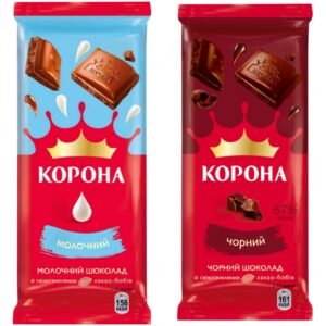 Ciocolata Korona lapte/neagra