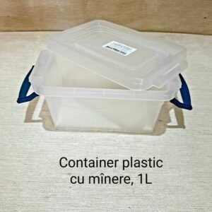 Container plastic cu mînere, 1L