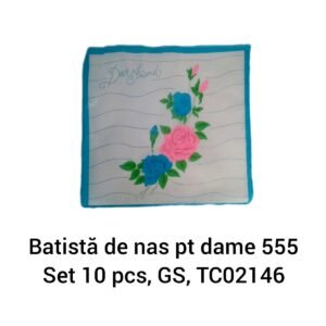 Batistă de nas pt dame 555 Set 10 pcs, GS, TC02146