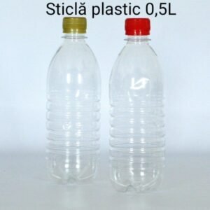 Sticlă plastic 0,5L