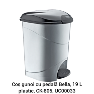 Coș gunoi cu pedală Bella, 19 L plastic, CK-805, UC00033
