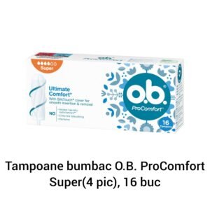 Tampoane bumbac O.B. ProComfort Super(4 pic), 16 buc