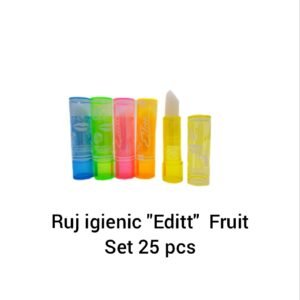Ruj igienic "Editt" Fruit Set 25 pcs