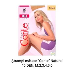 Ştrampi mătase "Conte" Natural 40 DEN, M.2,3,4,5,6
