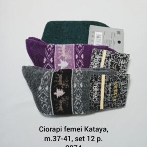 Ciorapi femei Kataya, m.37-41, set 12 p. 2874