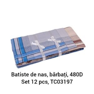 Batiste de nas, bărbați, 480D Set 12 pcs, TC03197