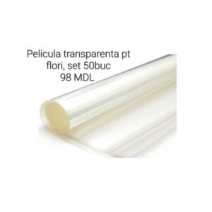 Pelicula transparenta pt flori, set 50buc