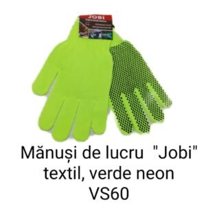 Mănuşi de lucru "Jobi" textil, verde neon VS60