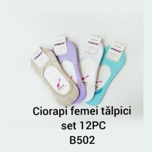 Ciorapi femei tălpici set 12PC B502