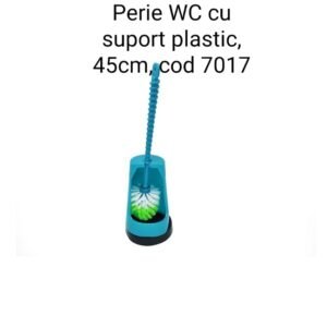 Perie WC cu suport plastic, 45cm, cod 7017