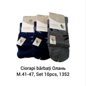 Ciorapi bărbaţi Олань M.41-47, Set 10pcs, 1352