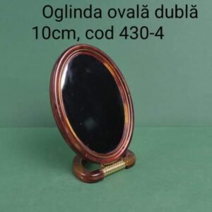 Oglinda ovală dublă 10cm, cod 430-4