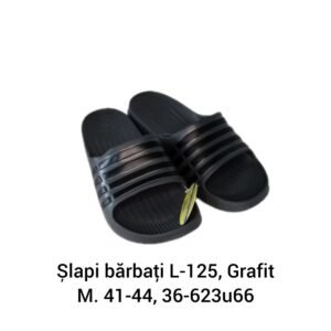 Șlapi bărbaţi L-125, Grafit M. 41-44, 36-623u66