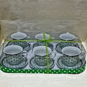 Set ceai ceramica 6+6, 220ml, HC24